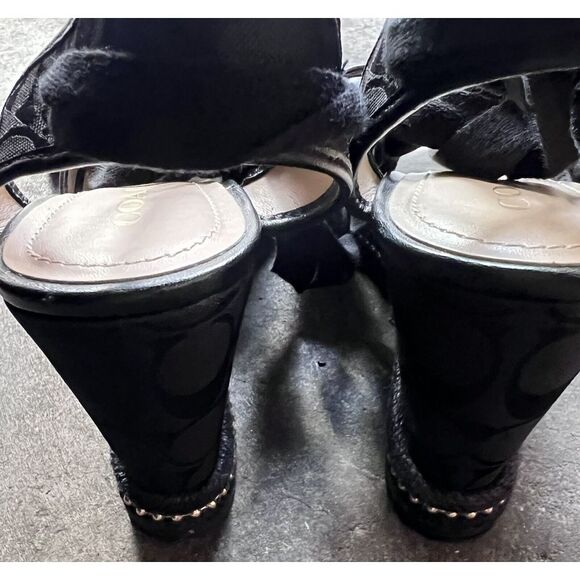 COACH‎ Patrice Espadrille In Signature Jacquard Size 7.5 US Shoes women - Picture 4 of 8